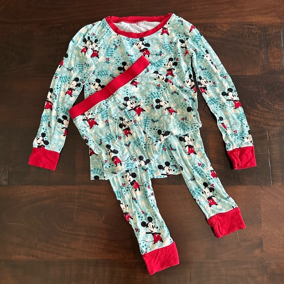 Little Sleepies Pajamas Little Sleepies Mickey Winter Wonderland Pjs Poshmark